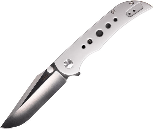 CRKT Oxcart Pocket Knife A/O Framelock Stainless Steel Folding AUS-8 Blade 6135