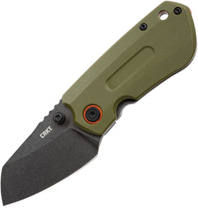 CRKT Overland Compact Framelock Green G10 Folding D2 Tool Steel Pocket Knife 6277