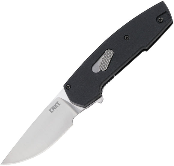 CRKT Cottidae Linerlock Black Aluminum Handle D2 Folding Knife 6321