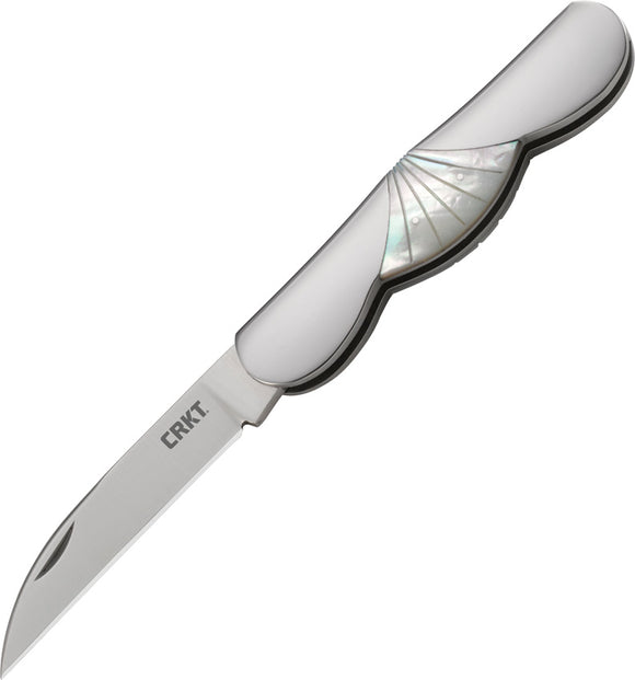 CRKT Mother of Pearl DAEDALUS Folding SLIP JOINT Knife - 6405