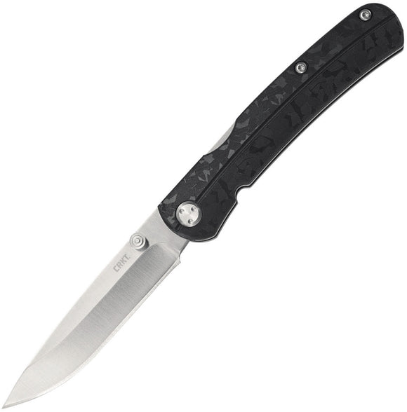 CRKT Kith Front Lock Black GRN Folding 8Cr13MoV Stainless Pocket Knife 6433