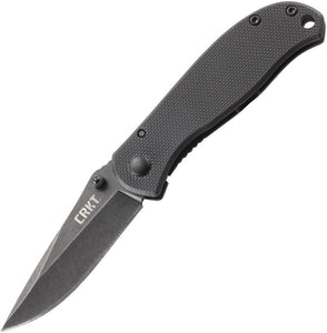 CRKT Pazoda Framelock Gray Folding Clip Pt Blade Black G10 Handle Knife 6440KS