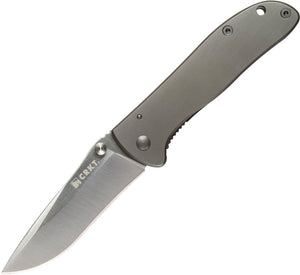 CRKT Drifter Frame Lock Folding Knife Stainless Steel (2.8" blade) CR6450S