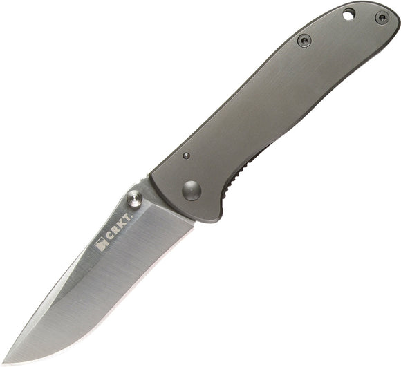 CRKT Drifter Frame Lock Folding Knife Stainless Steel (2.8