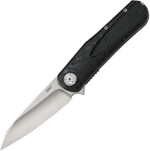 CRKT Mah Hawk Black GRN A/O Assisted Open D2 Folding Knife 6535