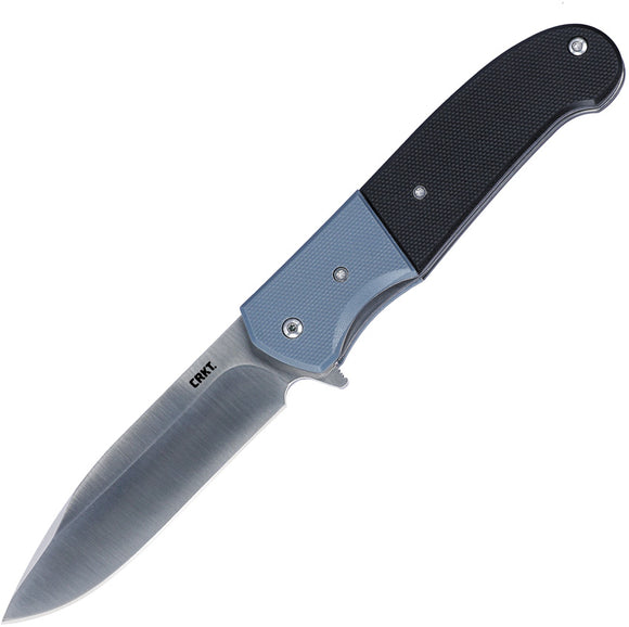 CRKT Ignitor Linerlock Black/Blue G10 Folding 8Cr13MoV Steel Pocket Knife 6880