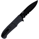 CRKT Ignitor Linerlock Black A/O G10 Folding 8Cr13MoV Steel Pocket Knife 6885