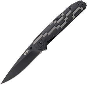 CRKT Hyperspeed Linerlock A/O Assisted Outburst Black SS Folding Knife 7020