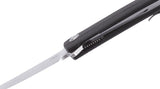 CRKT Persian Linerlock A/O Black GRN Folding D2 Steel Upswept Pocket Knife 7060