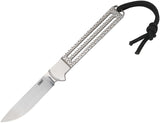 CRKT Testy Carbon Stainless Steel Fixed Blade Knife 7524C