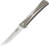 CRKT Crossbones Linerlock Folding Blade IKBS Ball Bearing Handle Knife 7530