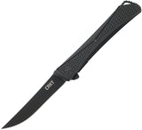 CRKT Jumbones AUS-8 Linerlock Blackout Folding Knife 7532k