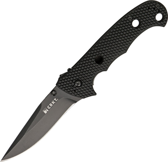 CRKT Hammond Cruiser Folding Knife Black Standard Edge - 7904KN