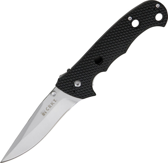 CRKT Hammond Cruiser Folding Knife Matte Black Standard Edge 7904