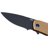 CRKT P.S.D. II Linerlock A/O Coyote Brown G10 Folding AUS-10A Pocket Knife 7910