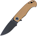 CRKT P.S.D. II Linerlock A/O Coyote Brown G10 Folding AUS-10A Pocket Knife 7910