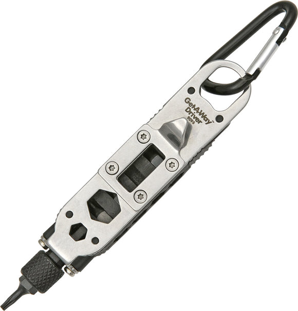 CRKT Get-A-Way Screw Driver Torx Bottle Opener Carabiner Light Multi-Tool 9095