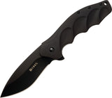 CRKT Foresight Plain Folding Blade Ken Onion Black Aluminum Handle Knife K220KKP