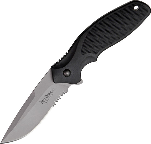 CRKT Onion Shenanigan PPS Folding Knife Serrated AUS-8 K480KKS