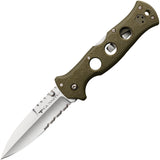 Cold Steel Gunsite Counter Point OD Green AUS-10A Folding Knife 10abv1