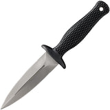 Cold Steel Counter Tac II Stainless Fixed Spear Blade Black Handle Knife 10BCTM