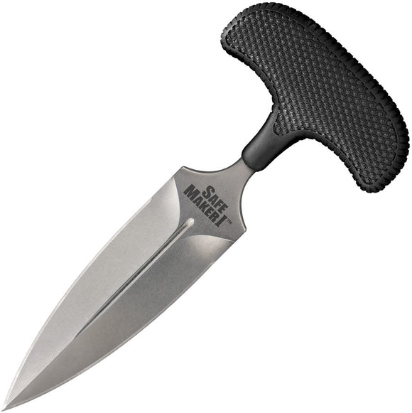 Cold Steel Black Safe Maker I AUS-8A Stainless Dagger Blade/ Black Belt Sheath 12DBST
