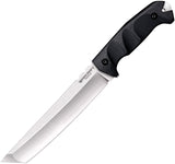 Cold Steel Large Warcraft Fixed Blade Knife Black G10 Tanto w/ Belt Sheath  OPEN BOX