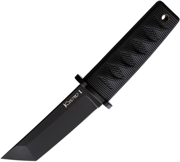 Cold Steel Kyoto I Fixed Blade Knife Black Kray-Ex 8Cr13MoV Tanto 17DABKBK