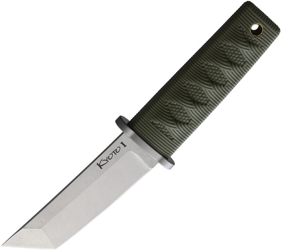 Cold Steel Kyoto I OD Green 8Cr13MoV Stainless Tanto Fixed Blade Knife 17DAODSW