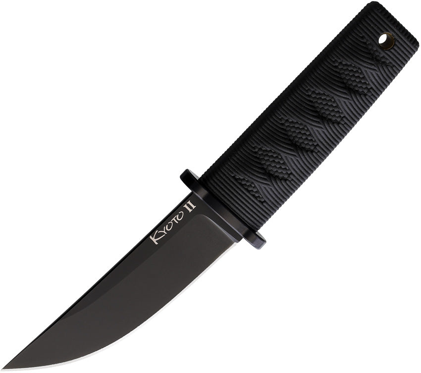Cold Steel Kyoto II Fixed Blade Knife Black KrayEx 8Cr13MoV Drop Poin