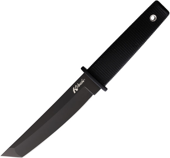 Cold Steel Kobun Fixed Blade Knife Black Kray-Ex AUS-8A w/ Belt Sheath 17TBKBK