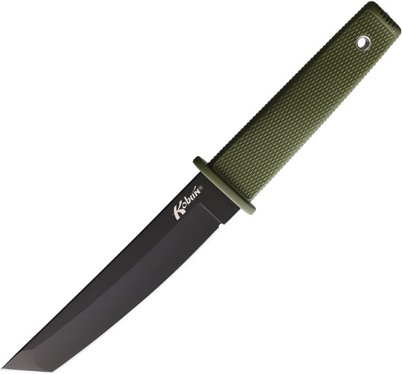 Cold Steel Kobun Fixed Blade Knife OD Green Kray-Ex Black AUS-8A Blade 17TODBK