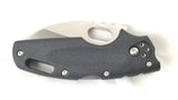 Cold Steel Tuff Lite Folding Blade Serrated Black Handle Utility 3 3/4" Pocket Neck Knife 20LTS
