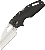 Cold Steel Tuff Lite Black Handle Stainless Lockback Folding Blade Knife 20LT