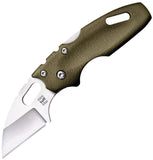 Cold Steel Mini Tuff Lite Tri-Ad Red Griv-Ex Handle AUS-8 Steel Knife 20Mtgd