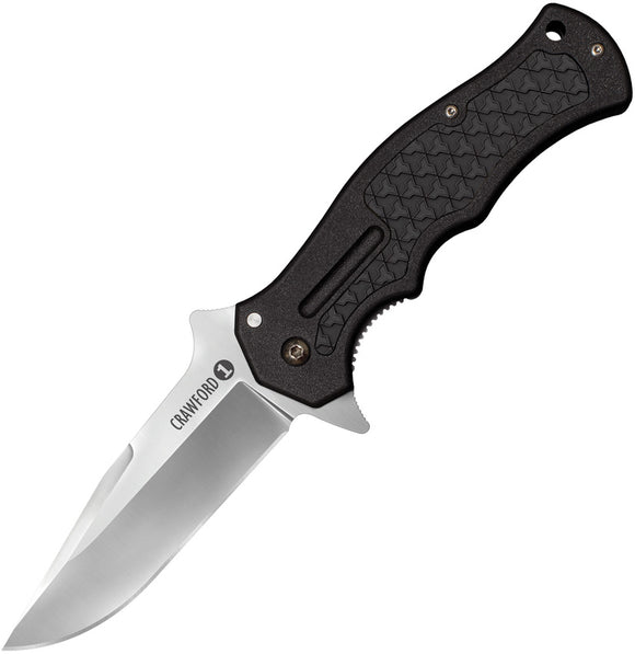 Cold Steel Crawford Model 1 Linerlock Black Folding 4116 Pocket Knife 20MWCB