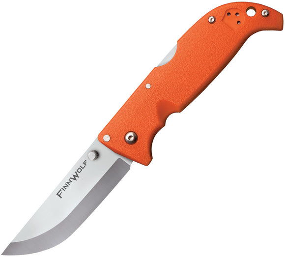 Cold Steel Finn Wolf Lockback Orange Griv-Ex Folding AUS-8A Pocket Knife 20NPJ