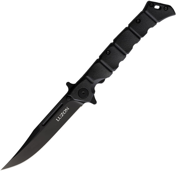 Cold Steel Medium Luzon Pocket Knife Linerlock Black Folding 8Cr13MoV 20NQLBKBK