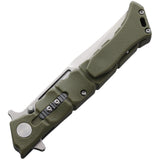 Cold Steel Medium Luzon Linerlock OD Green Folding 8Cr13 Pocket Knife 20NQLODSW