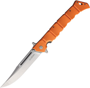 Cold Steel Large Luzon Pocket Knife Linerlock Orange Folding 8Cr13MoV 20NQXORST