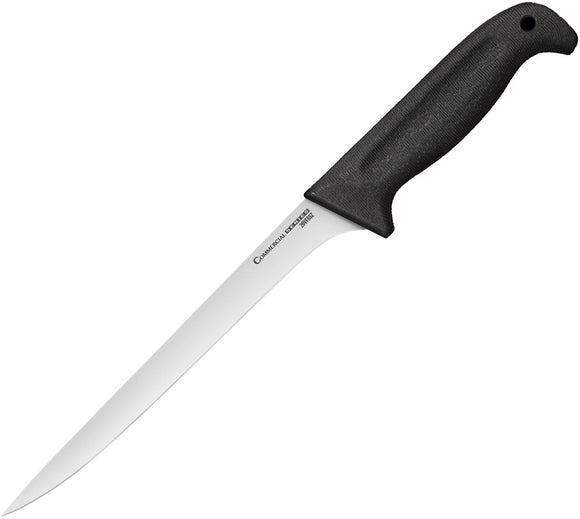 Cold Steel Commercial Series 8 Fillet Fixed Blade Black Handle Knife 20VF8SZ
