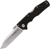 Cold Steel Storm Cloud Lockback Black G10 Stainless Tanto Folding Knife 21TU