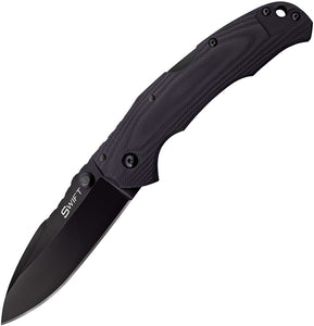 Cold Steel Swift II Folder A/O Lockback Black G10 Handle Stainless Blade 22AB