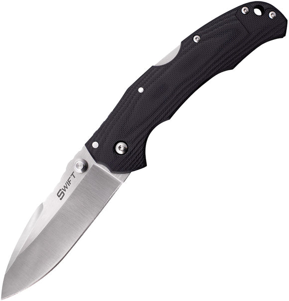 Cold Steel Swift I A/O Lockback Stainless Blade Black G10 Handle 22A