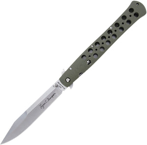 Cold Steel Ti-Lite Signature Linerlock OD Green G10 Folding S35VN Knife 26C6AA