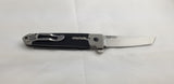 Cold Steel Oyabun Black & Gray Leaf Spring Lock Folding Flipper Knife 26t