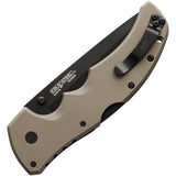 Cold Steel Recon 1 Lockback Dark Earth Folding S35VN Tanto Pocket Knife 27BTDEBK