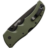 Cold Steel Recon 1 Lockback Green G10 Folding S35VN Tanto Pocket Knife 27BTODBK