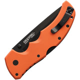 Cold Steel Recon 1 Lockback Orange G10 Folding S35VN Tanto Pocket Knife 27BTORBK