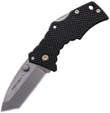 Cold Steel Micro Recon 1 Lockback Black Folding Tanto Point Pocket Knife 27DT